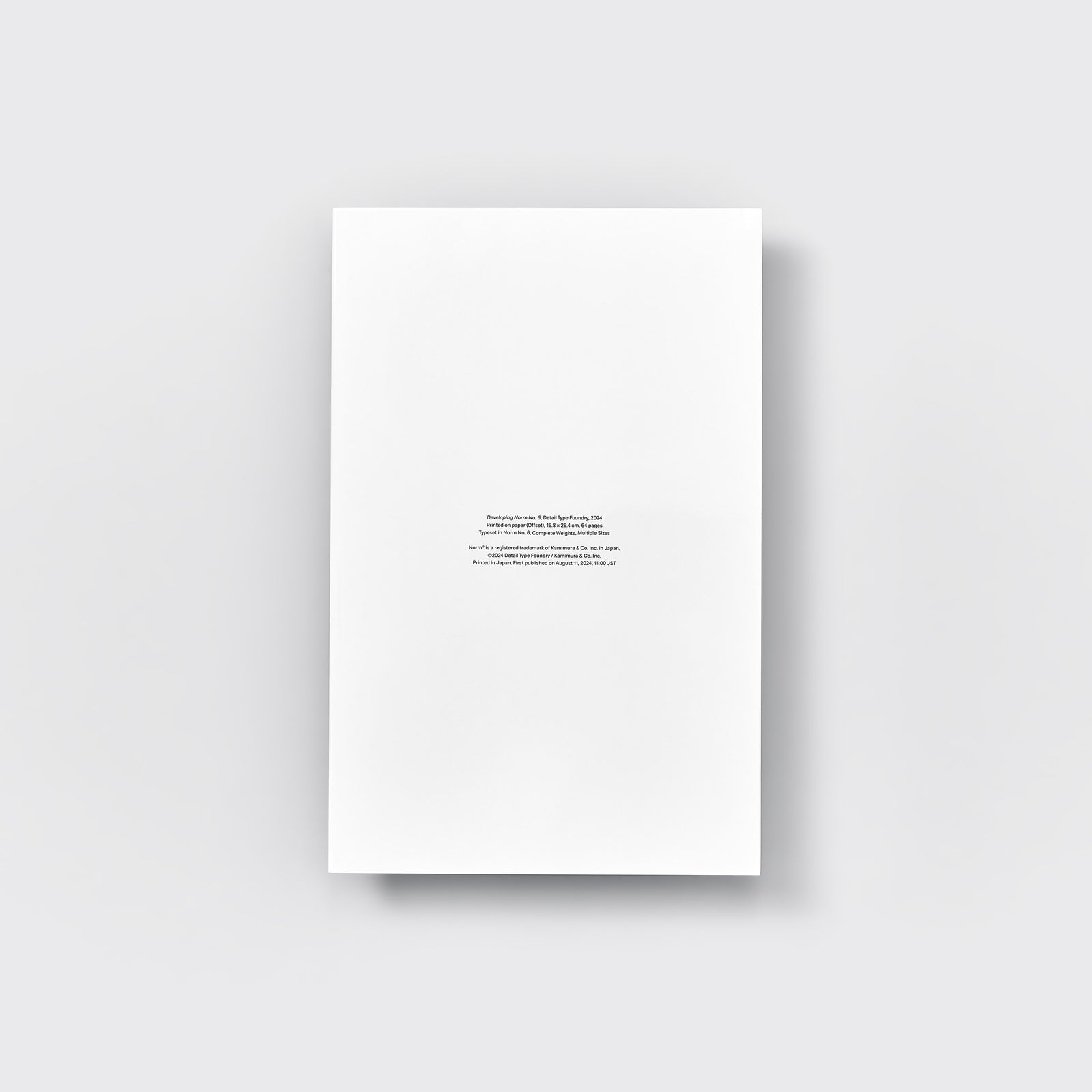 Developing Norm No. 6