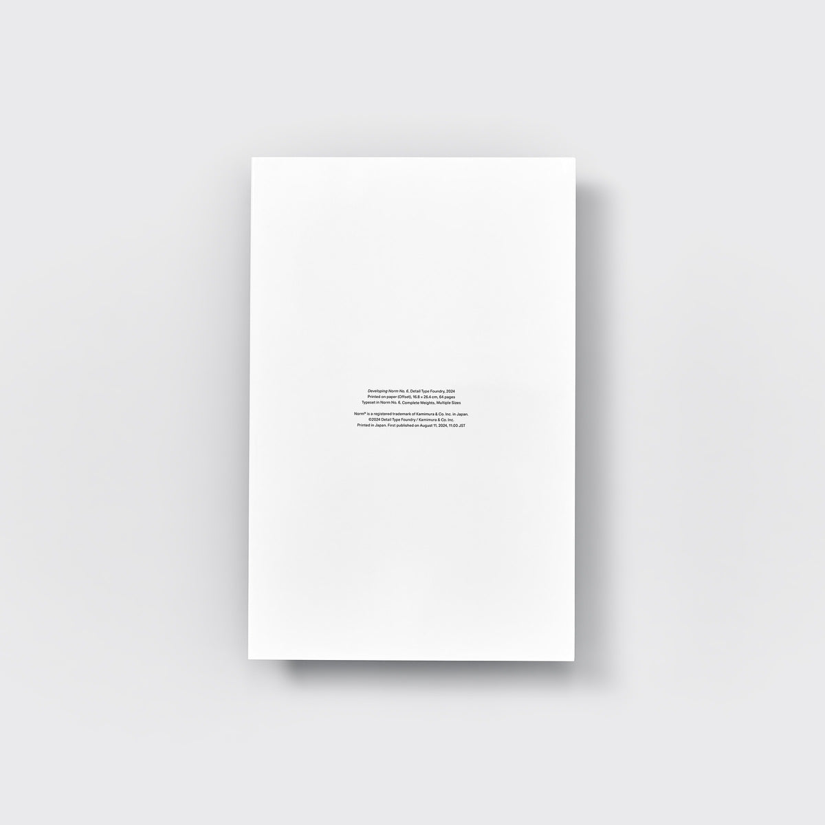 Developing Norm No. 6