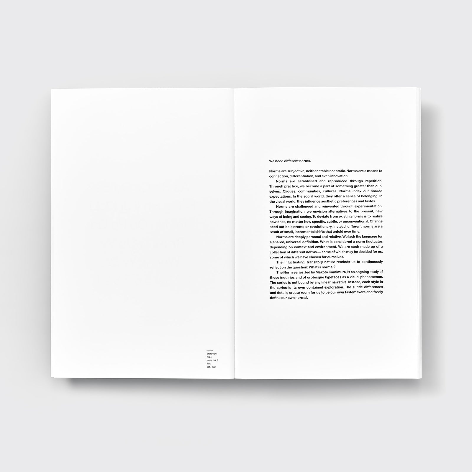 Developing Norm No. 6