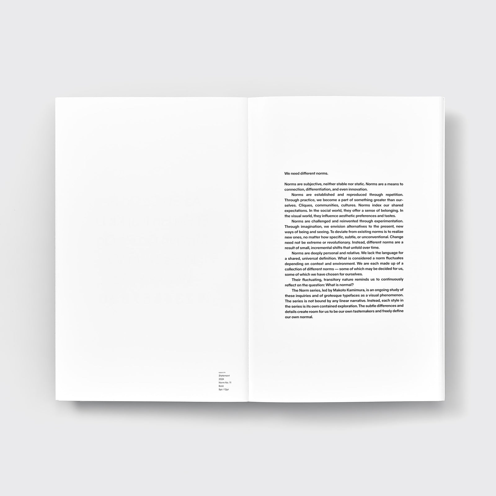 Developing Norm No. 11