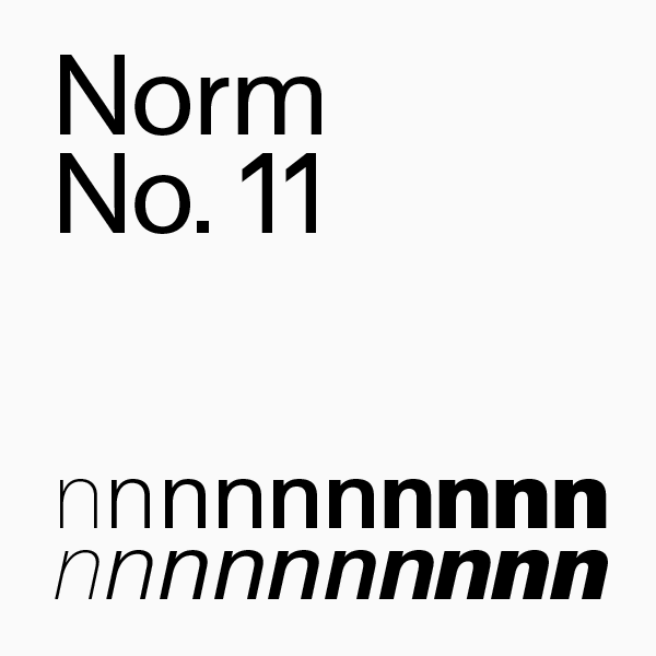 Norm No. 11 Product Image