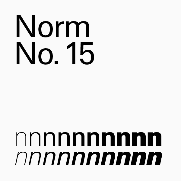 Norm No. 15 Product Image